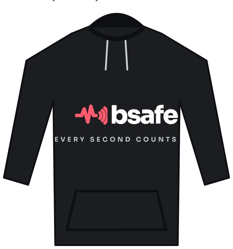 bsafe Hoodie black