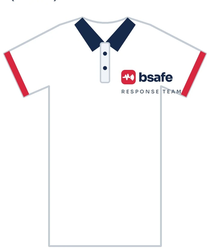 bsafe Team Polo white